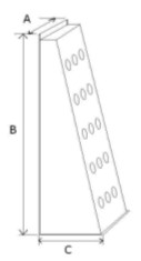 Falcon Fire Chimney Draft Seal Dimensions